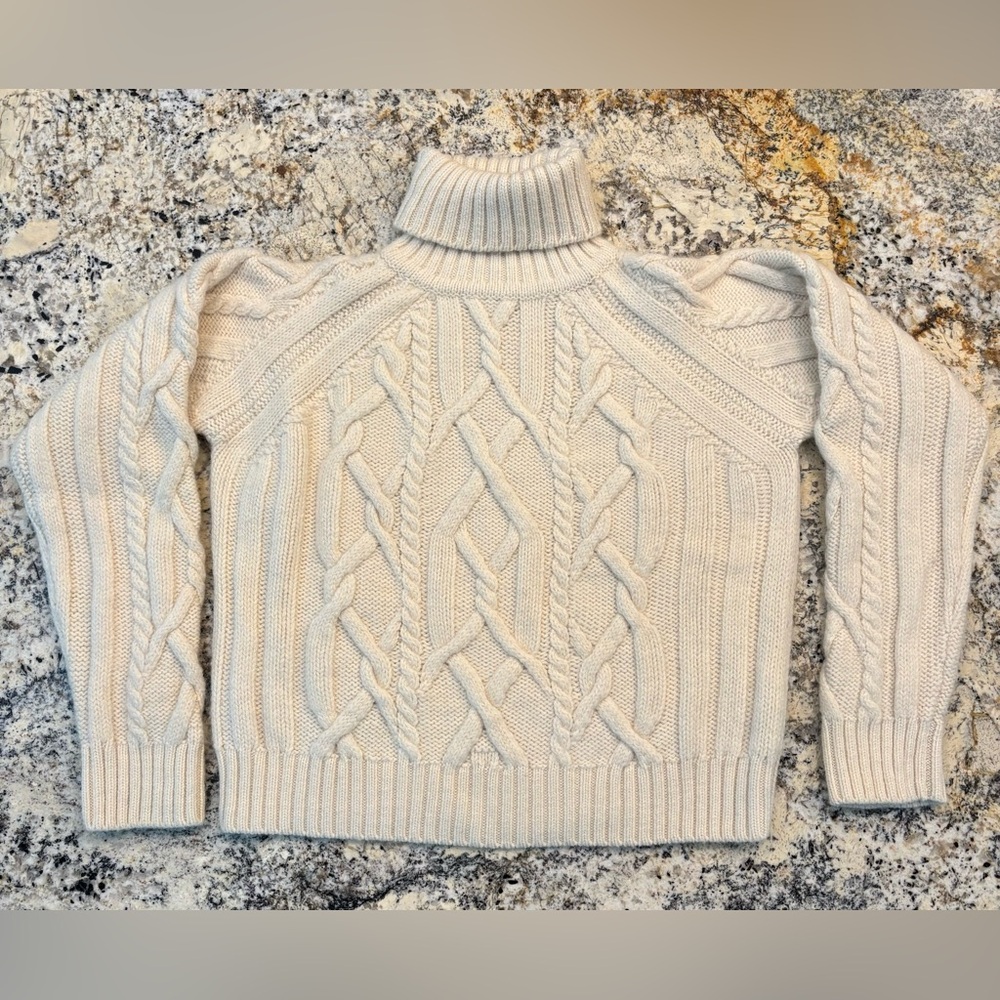 Fisherman Sweater Sundance Wool Alpaca Medium